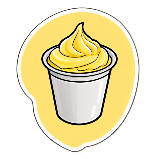 Béarnaise Sauce sticker illustration