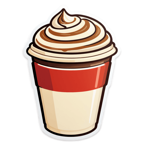 Coffee with Cream sticker illustration