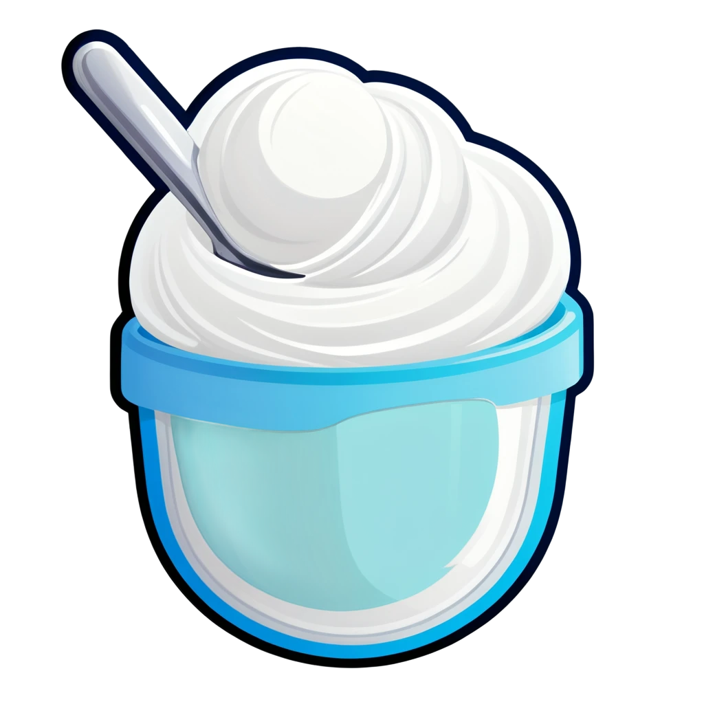 Creatine (Monohydrate) sticker illustration