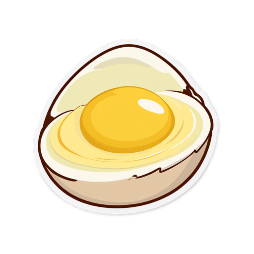 Deviled Eggs sticker illustration