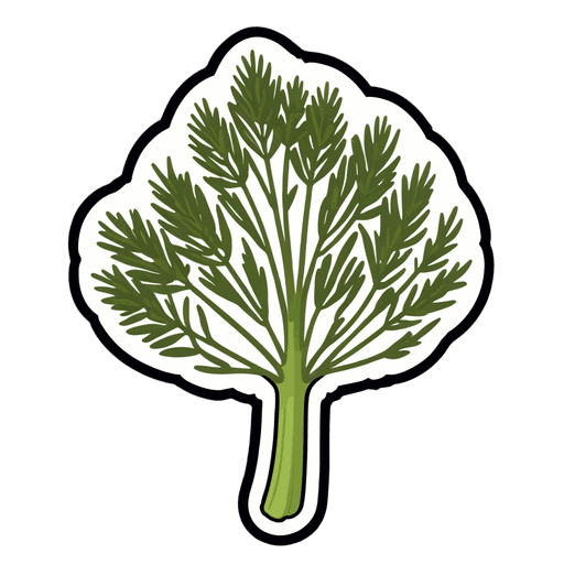 Dill Seeds sticker illustration