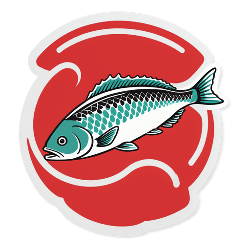 Fish Sauce sticker illustration