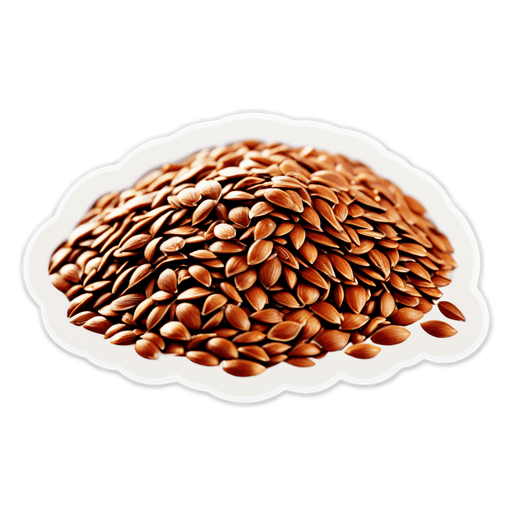 Flax Seeds sticker illustration