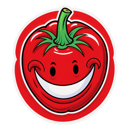 Frank's RedHot sticker illustration