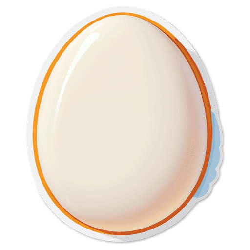 Goose Egg sticker illustration