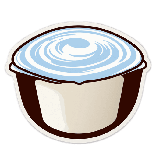 Greek Yogurt (Plain) sticker illustration