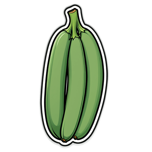 Green Beans sticker illustration
