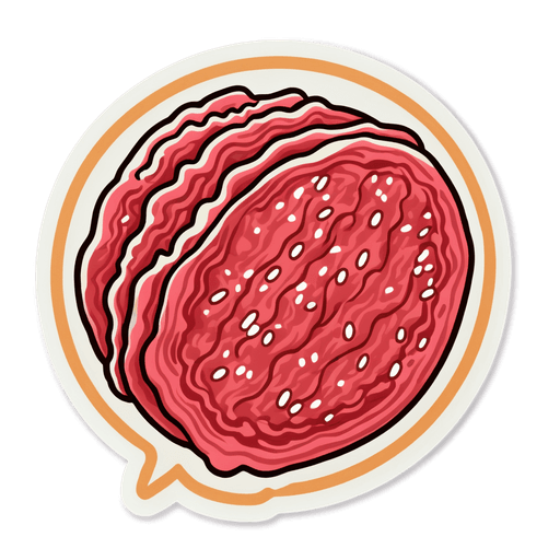 Ground Beef (90/10) sticker illustration