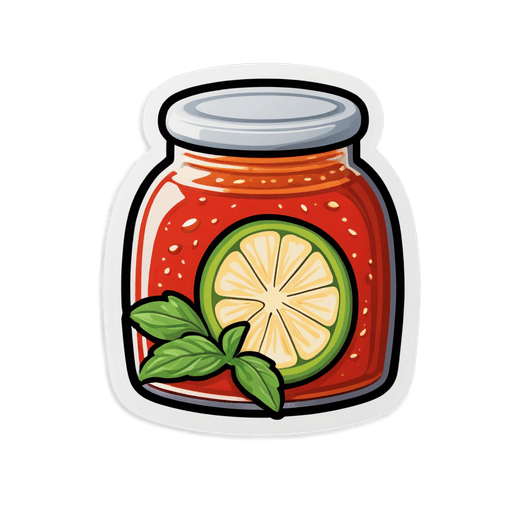 Italian Dressing sticker illustration
