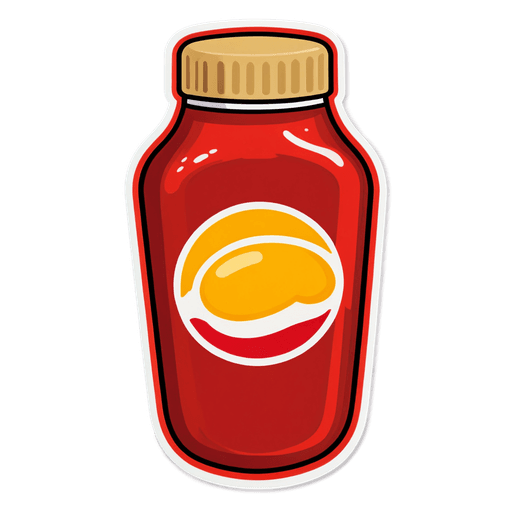 Ketchup (Regular) sticker illustration