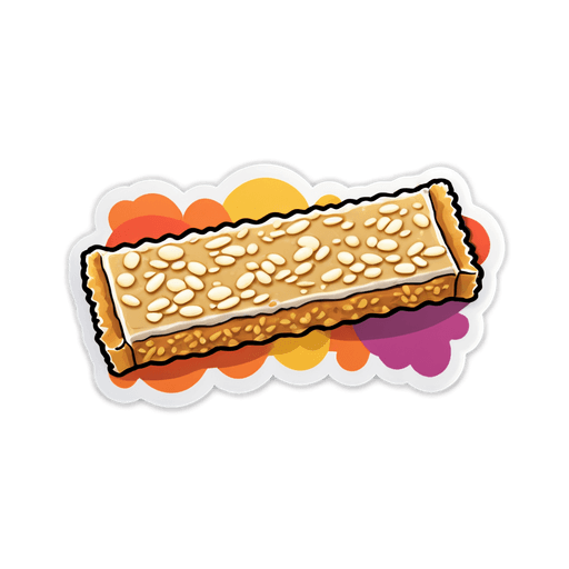 Keto Granola Bar sticker illustration