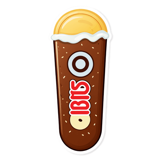 Keto Protein Bar sticker illustration