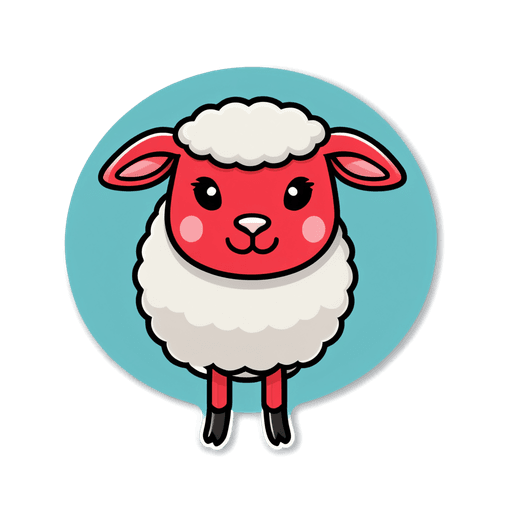 Lamb Chops sticker illustration