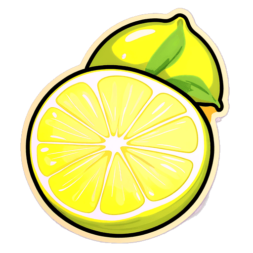 Lemon Vinaigrette sticker illustration