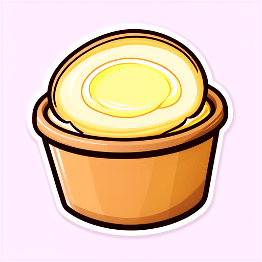 Macadamia Butter sticker illustration