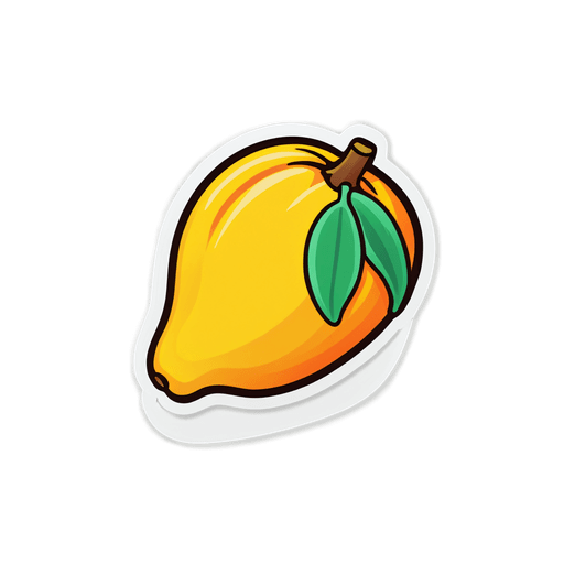 Mango sticker illustration