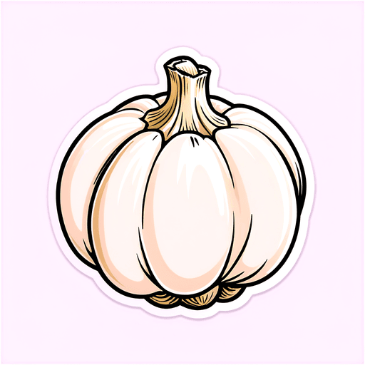 Garlic Mayo sticker illustration