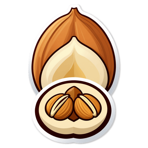 Mixed Nuts sticker illustration