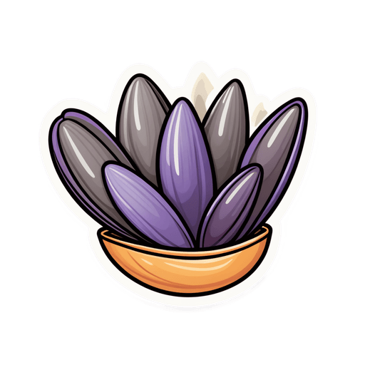 Mussels sticker illustration