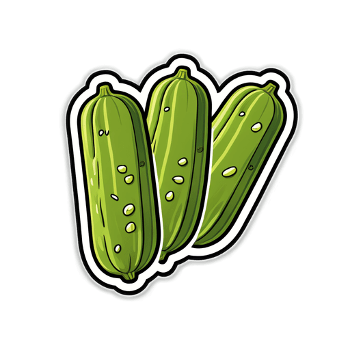 Pickles sticker illustration