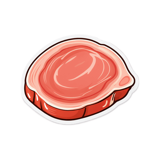 Pork Chops sticker illustration