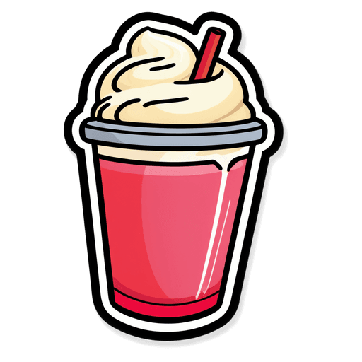 Protein Shake sticker illustration
