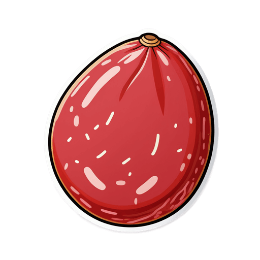 Salami sticker illustration