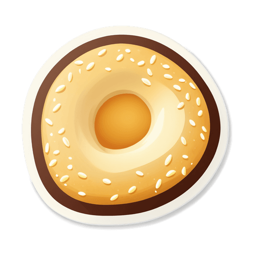 Sesame Seeds sticker illustration