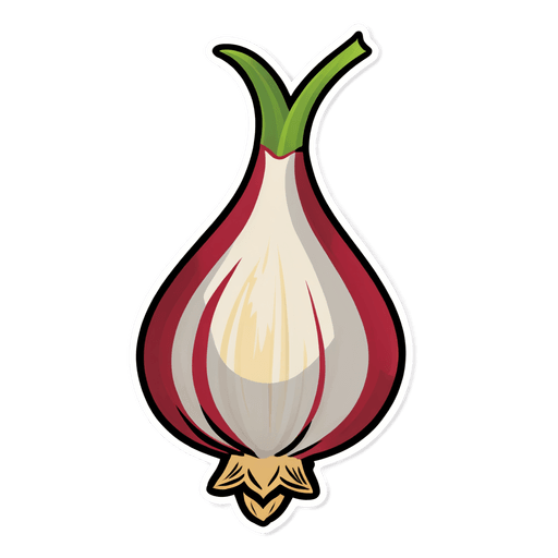 Shallot sticker illustration