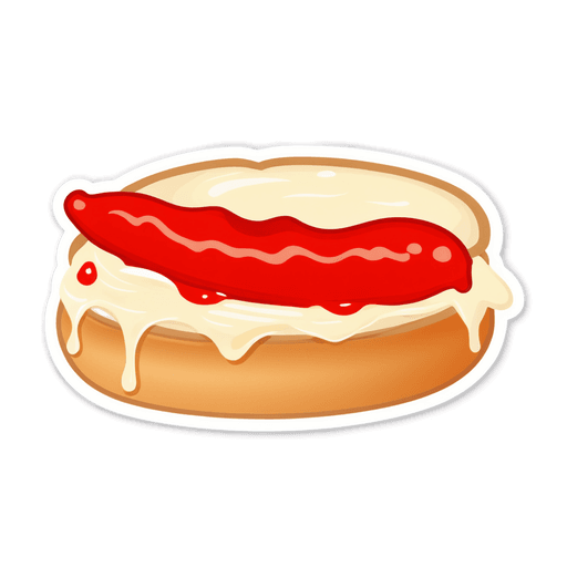 Sriracha Mayo sticker illustration
