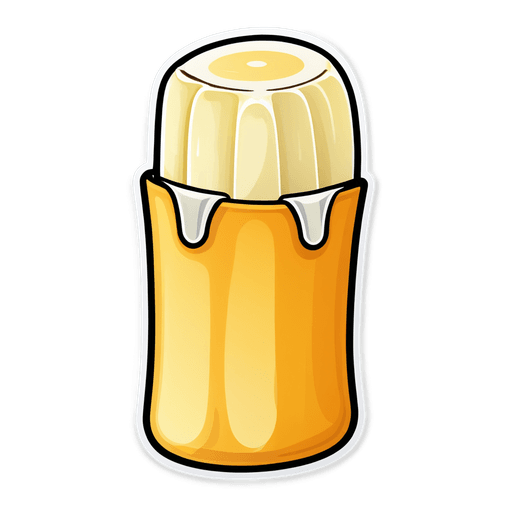 String Cheese sticker illustration