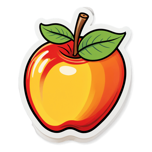 Apple Cider Vinegar sticker illustration